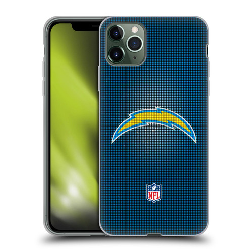 NFL Los Angeles Chargers Artwork LED Soft Gel Case for Apple iPhone 11 Pro Max