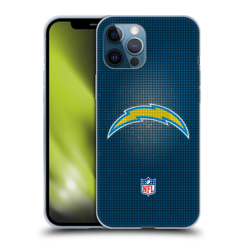 NFL Los Angeles Chargers Artwork LED Soft Gel Case for Apple iPhone 12 Pro Max