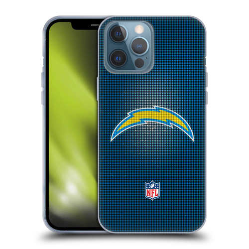 NFL Los Angeles Chargers Artwork LED Soft Gel Case for Apple iPhone 13 Pro Max