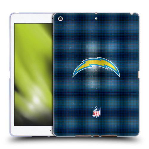 NFL Los Angeles Chargers Artwork LED Soft Gel Case for Apple iPad 10.2 2019/2020/2021