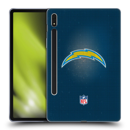 NFL Los Angeles Chargers Artwork LED Soft Gel Case for Samsung Galaxy Tab S8