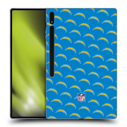 NFL Los Angeles Chargers Artwork Patterns Soft Gel Case for Samsung Galaxy Tab S8 Ultra