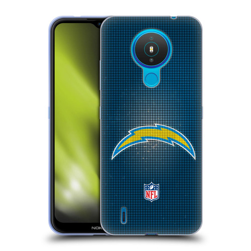 NFL Los Angeles Chargers Artwork LED Soft Gel Case for Nokia 1.4