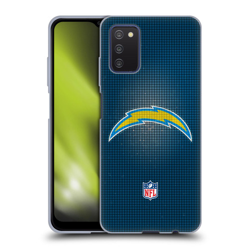 NFL Los Angeles Chargers Artwork LED Soft Gel Case for Samsung Galaxy A03s (2021)