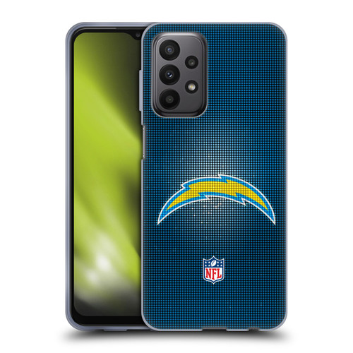 NFL Los Angeles Chargers Artwork LED Soft Gel Case for Samsung Galaxy A23 / 5G (2022)