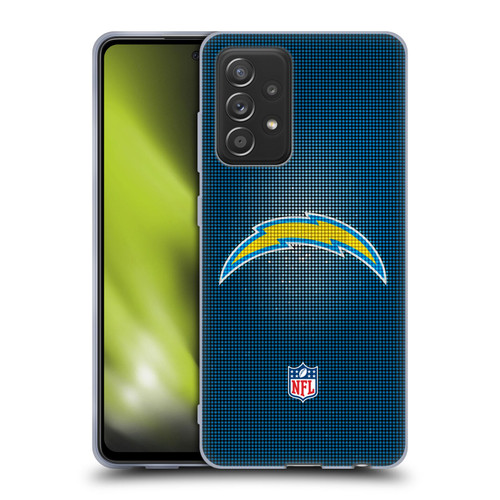 NFL Los Angeles Chargers Artwork LED Soft Gel Case for Samsung Galaxy A52 / A52s / 5G (2021)