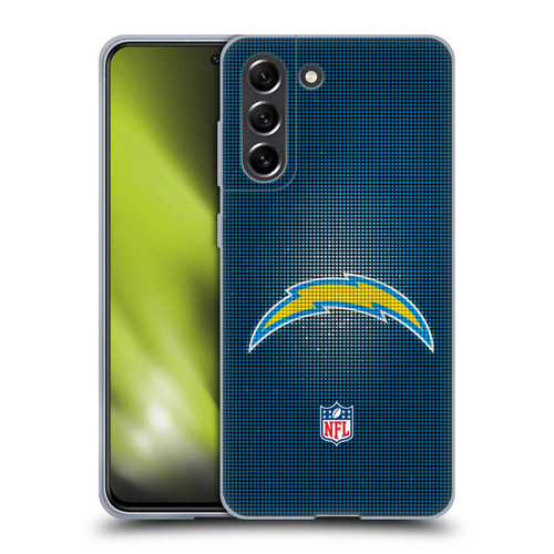 NFL Los Angeles Chargers Artwork LED Soft Gel Case for Samsung Galaxy S21 FE 5G