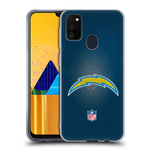 NFL Los Angeles Chargers Artwork LED Soft Gel Case for Samsung Galaxy M30s (2019)/M21 (2020)
