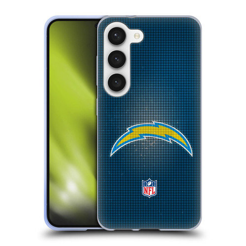 NFL Los Angeles Chargers Artwork LED Soft Gel Case for Samsung Galaxy S23 5G