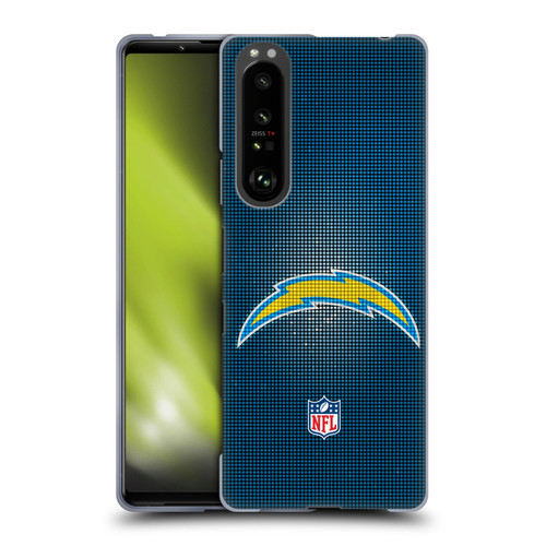 NFL Los Angeles Chargers Artwork LED Soft Gel Case for Sony Xperia 1 III