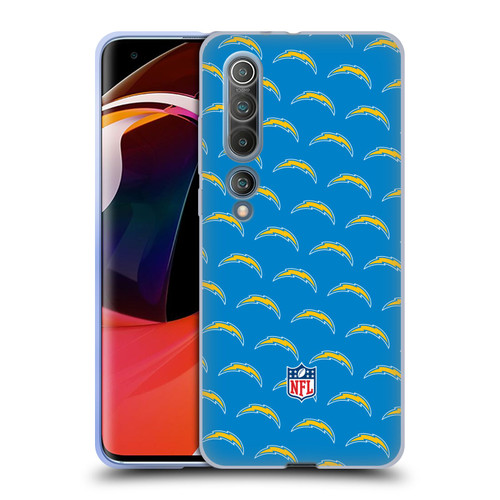 NFL Los Angeles Chargers Artwork Patterns Soft Gel Case for Xiaomi Mi 10 5G / Mi 10 Pro 5G