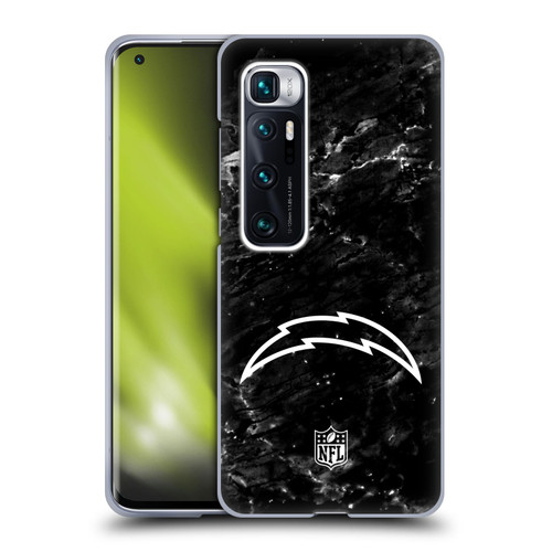 NFL Los Angeles Chargers Artwork Marble Soft Gel Case for Xiaomi Mi 10 Ultra 5G