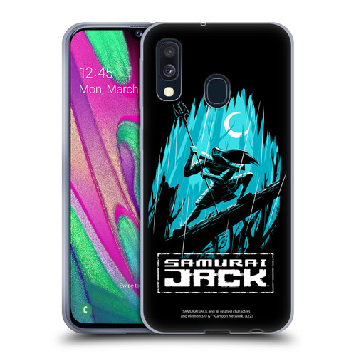 Samurai Jack Graphics Season 5 Poster Soft Gel Case for Samsung Galaxy A40 (2019)