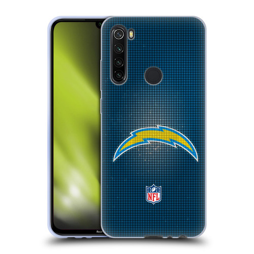 NFL Los Angeles Chargers Artwork LED Soft Gel Case for Xiaomi Redmi Note 8T