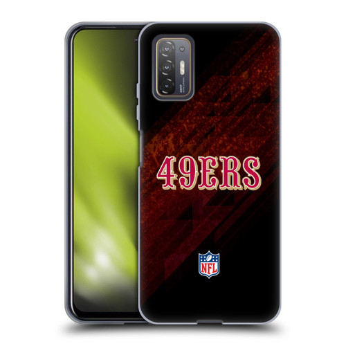 NFL San Francisco 49Ers Logo Blur Soft Gel Case for HTC Desire 21 Pro 5G