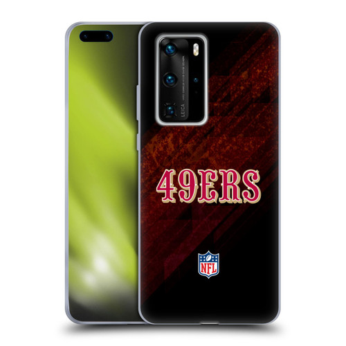 NFL San Francisco 49Ers Logo Blur Soft Gel Case for Huawei P40 Pro / P40 Pro Plus 5G