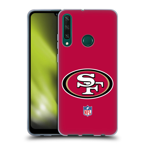 NFL San Francisco 49Ers Logo Plain Soft Gel Case for Huawei Y6p