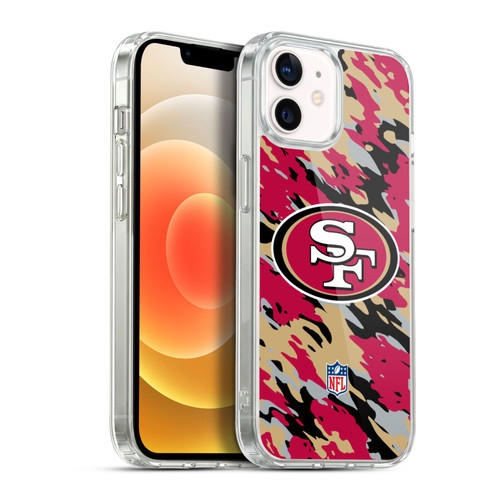 NFL San Francisco 49Ers Logo Camou Soft Gel Case for Apple iPhone 12 / iPhone 12 Pro & MagSafe