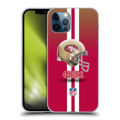 NFL San Francisco 49Ers Logo Helmet Soft Gel Case for Apple iPhone 12 / iPhone 12 Pro