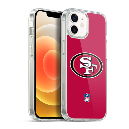 NFL San Francisco 49Ers Logo Plain Soft Gel Case for Apple iPhone 12 / iPhone 12 Pro & MagSafe
