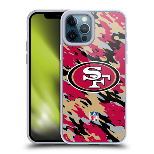 NFL San Francisco 49Ers Logo Camou Soft Gel Case for Apple iPhone 12 Pro Max