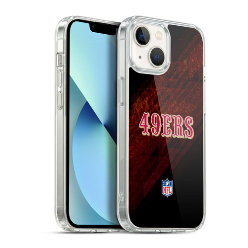 NFL San Francisco 49Ers Logo Blur Soft Gel Case for Apple iPhone 13