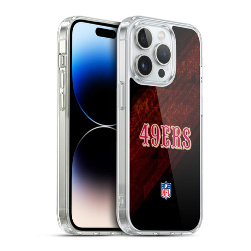 NFL San Francisco 49Ers Logo Blur Soft Gel Case for Apple iPhone 13 Pro