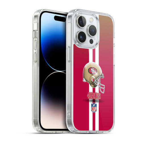 NFL San Francisco 49Ers Logo Helmet Soft Gel Case for Apple iPhone 13 Pro