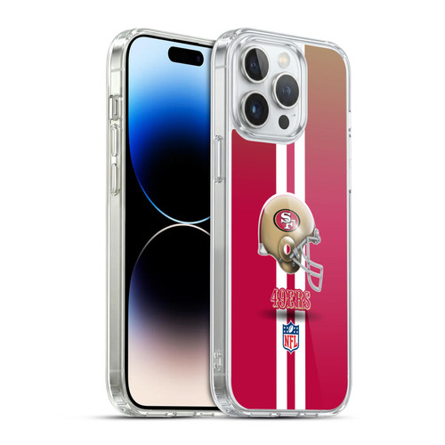 NFL San Francisco 49Ers Logo Helmet Soft Gel Case for Apple iPhone 14 Pro Max