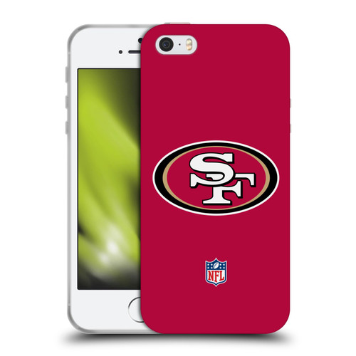 NFL San Francisco 49Ers Logo Plain Soft Gel Case for Apple iPhone 5 / 5s / iPhone SE 2016