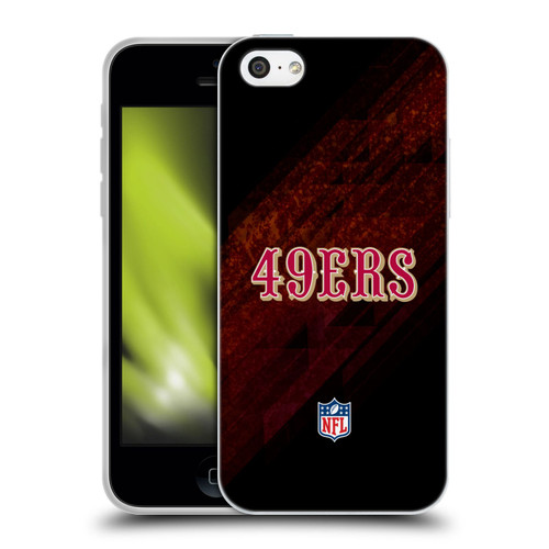 NFL San Francisco 49Ers Logo Blur Soft Gel Case for Apple iPhone 5c