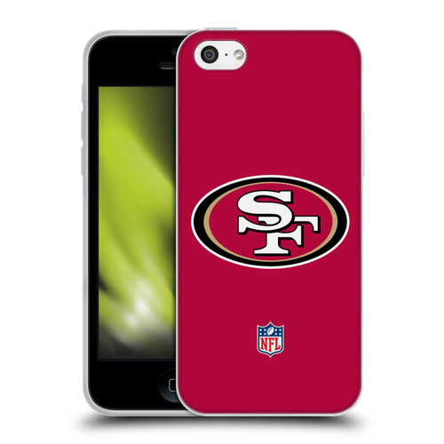 NFL San Francisco 49Ers Logo Plain Soft Gel Case for Apple iPhone 5c