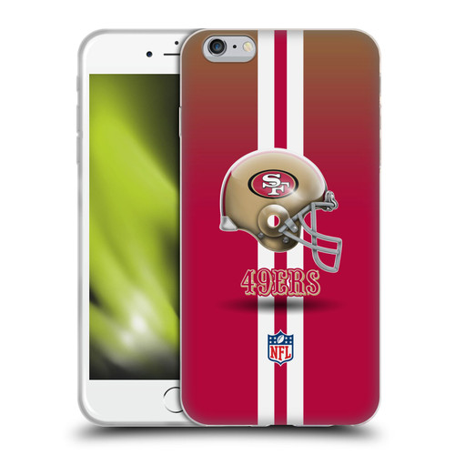 NFL San Francisco 49Ers Logo Helmet Soft Gel Case for Apple iPhone 6 Plus / iPhone 6s Plus