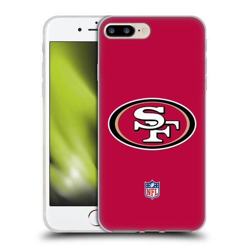 NFL San Francisco 49Ers Logo Plain Soft Gel Case for Apple iPhone 7 Plus / iPhone 8 Plus NFL San Francisco 49Ers Logo Plain Soft Gel Case for Apple iPhone 7 Plus / iPhone 8 Plus