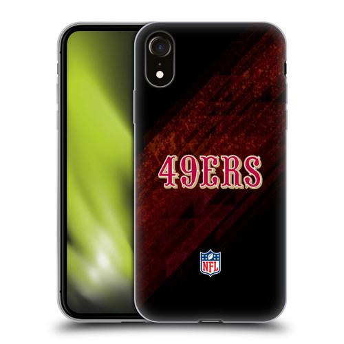 NFL San Francisco 49Ers Logo Blur Soft Gel Case for Apple iPhone XR