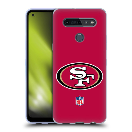 NFL San Francisco 49Ers Logo Plain Soft Gel Case for LG K51S