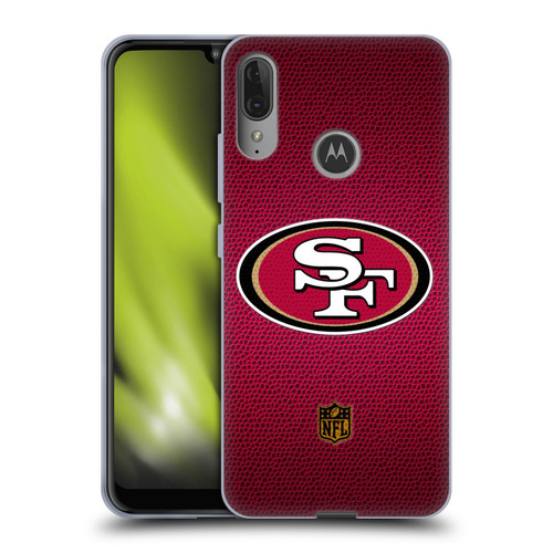 NFL San Francisco 49Ers Logo Football Soft Gel Case for Motorola Moto E6 Plus