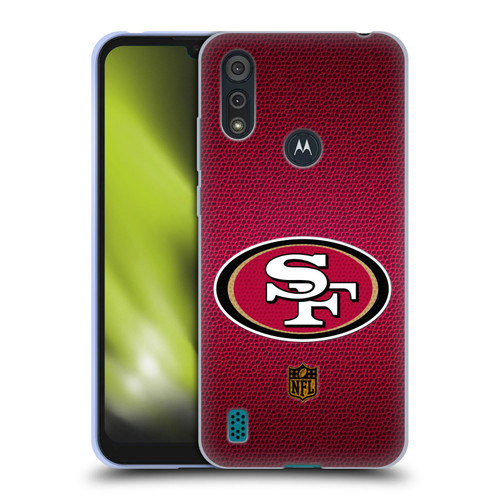 NFL San Francisco 49Ers Logo Football Soft Gel Case for Motorola Moto E6s (2020)
