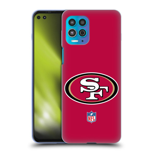 NFL San Francisco 49Ers Logo Plain Soft Gel Case for Motorola Moto G100