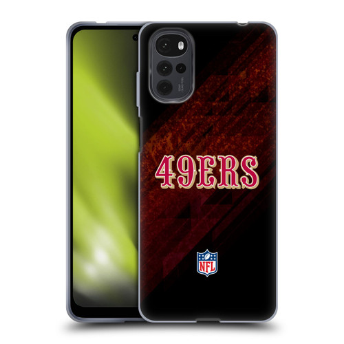 NFL San Francisco 49Ers Logo Blur Soft Gel Case for Motorola Moto G22