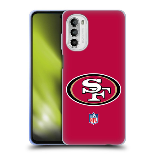 NFL San Francisco 49Ers Logo Plain Soft Gel Case for Motorola Moto G52