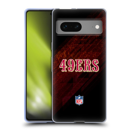 NFL San Francisco 49Ers Logo Blur Soft Gel Case for Google Pixel 7