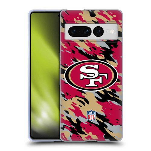 NFL San Francisco 49Ers Logo Camou Soft Gel Case for Google Pixel 7 Pro NFL San Francisco 49Ers Logo Camou Soft Gel Case for Google Pixel 7 Pro