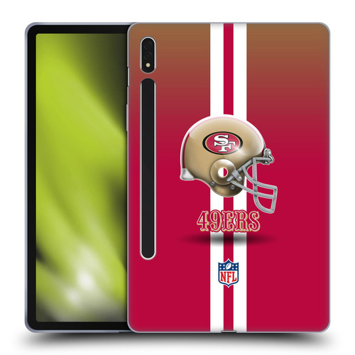 NFL San Francisco 49Ers Logo Helmet Soft Gel Case for Samsung Galaxy Tab S8