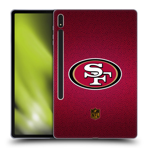 NFL San Francisco 49Ers Logo Football Soft Gel Case for Samsung Galaxy Tab S8 Plus