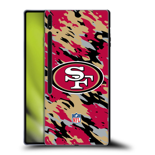 NFL San Francisco 49Ers Logo Camou Soft Gel Case for Samsung Galaxy Tab S8 Ultra