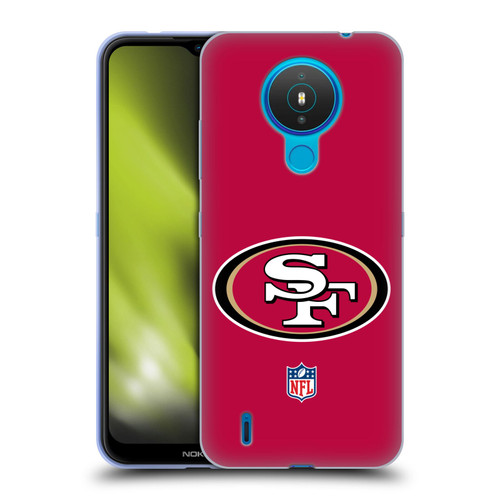 NFL San Francisco 49Ers Logo Plain Soft Gel Case for Nokia 1.4