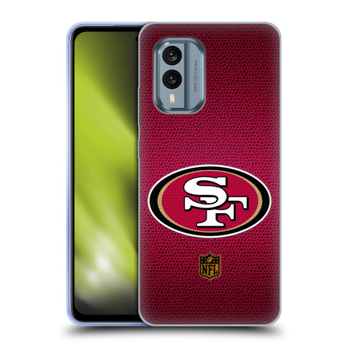 NFL San Francisco 49Ers Logo Football Soft Gel Case for Nokia X30