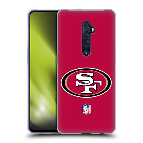 NFL San Francisco 49Ers Logo Plain Soft Gel Case for OPPO Reno 2