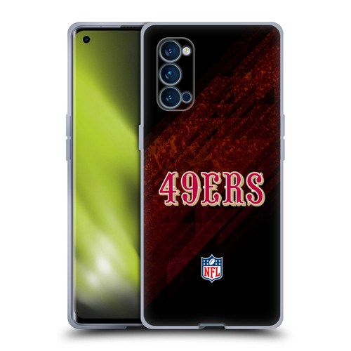 NFL San Francisco 49Ers Logo Blur Soft Gel Case for OPPO Reno 4 Pro 5G